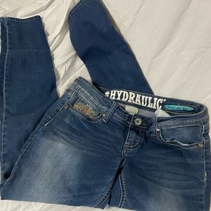 Hydraulic skinny jeans